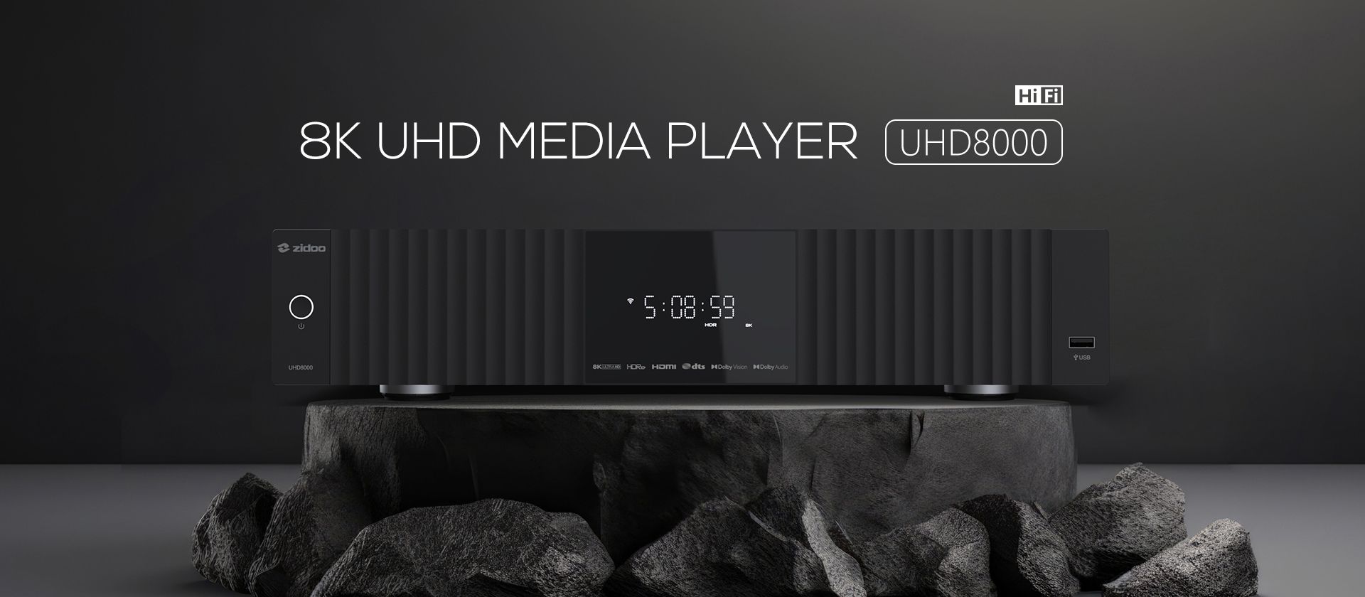 8K universalmediaspelare från Zidoo